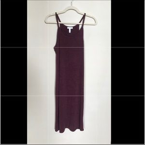Leith Midi Sweater Dress Size L Maroon Never Worn